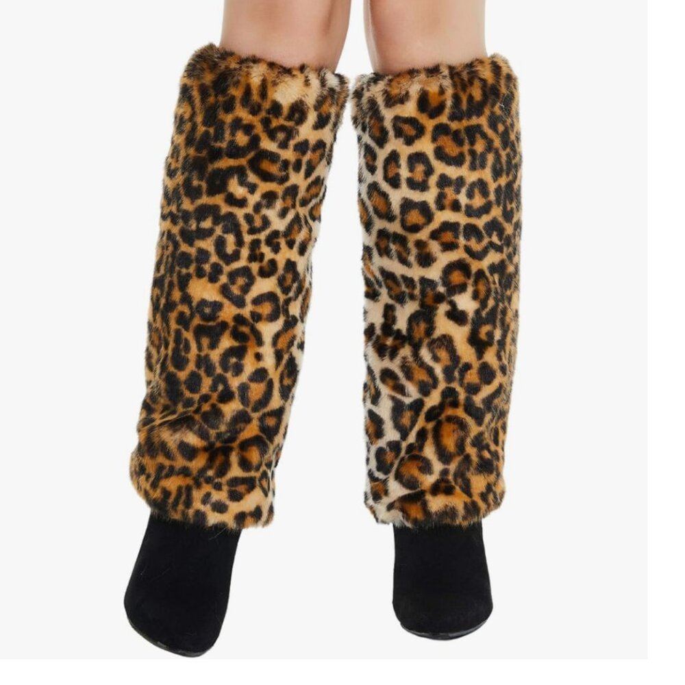 Faux Fur Leg Warmers